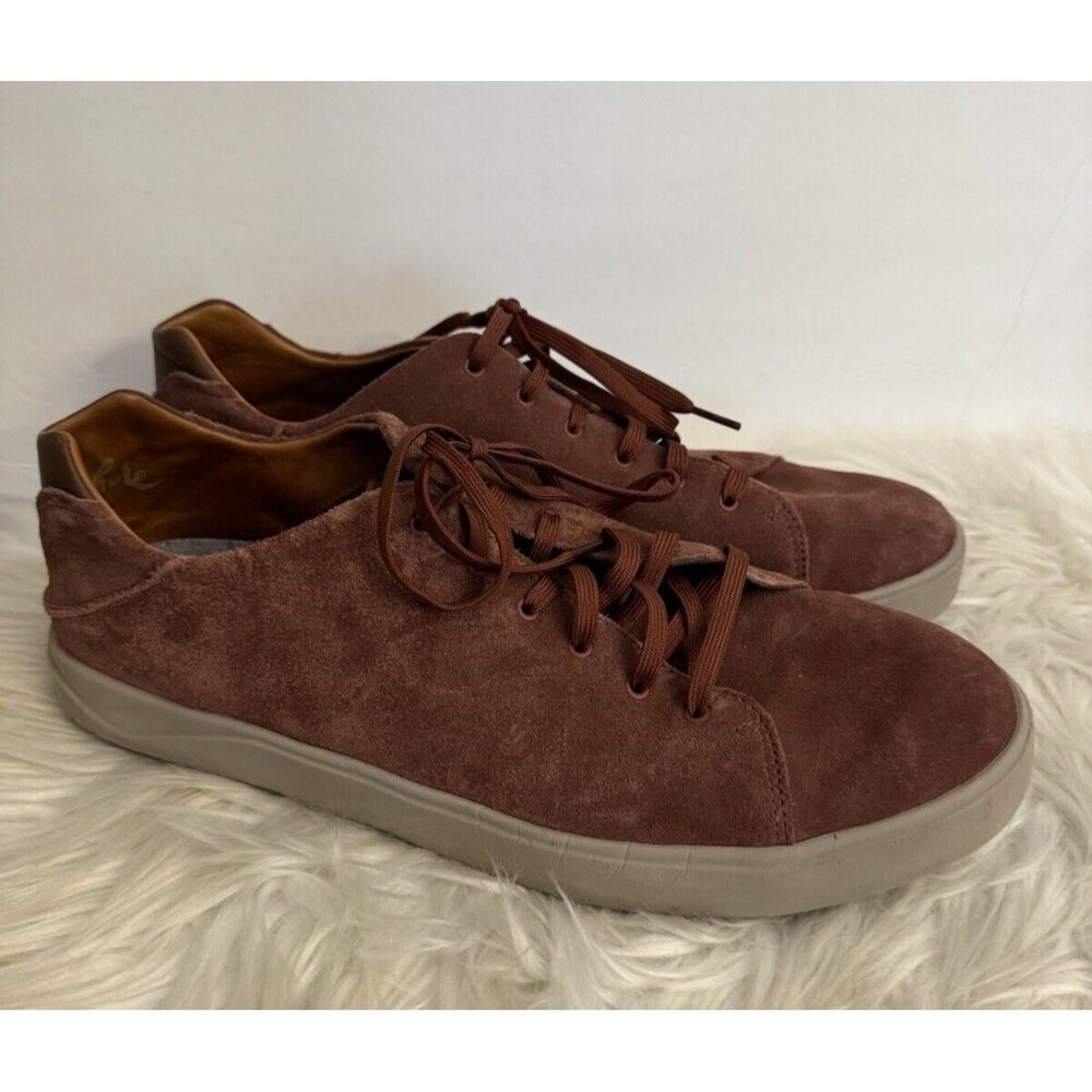 Olukai Lae Ahi Li Kala‎ Men’s Size 13 Canoe Red Leather Sneakers Shoes